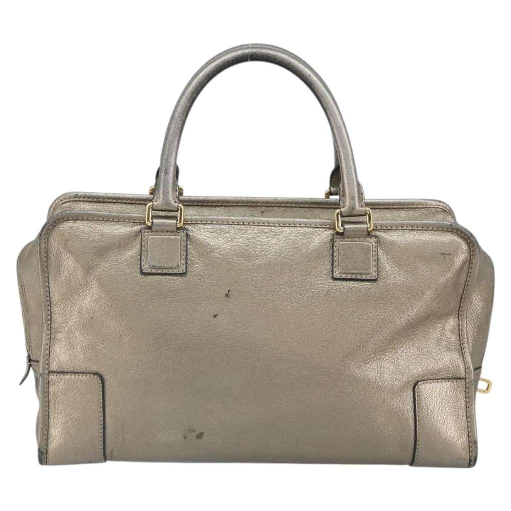 Loewe Amazona Bag Gold Leather Fair condition - Back View