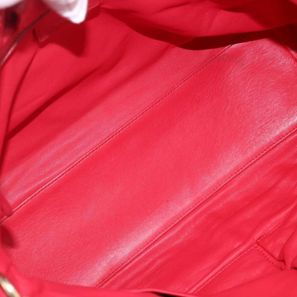 Christian Dior Delices Tote Red Leather Good condition - Box View