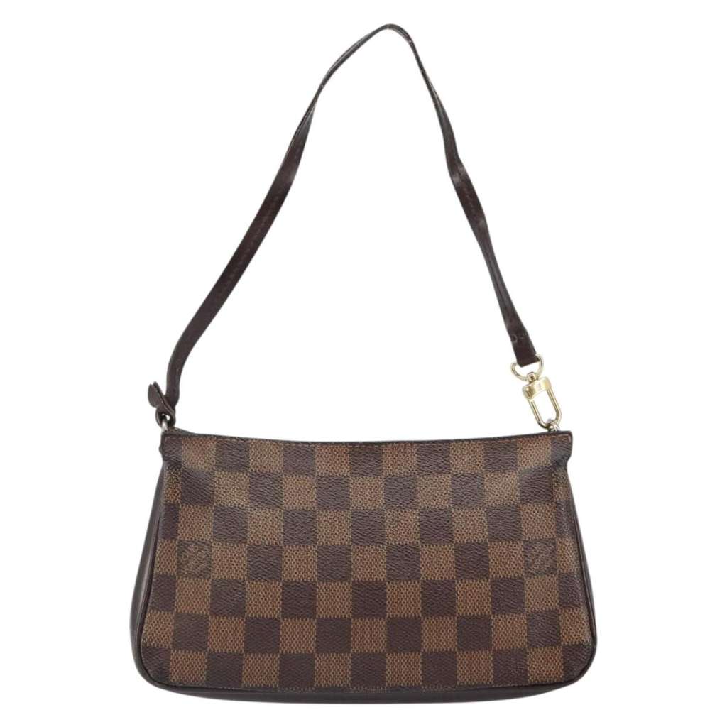 Louis Vuitton Navona Pochette Accessoires Brown Canvas Good condition - Back View
