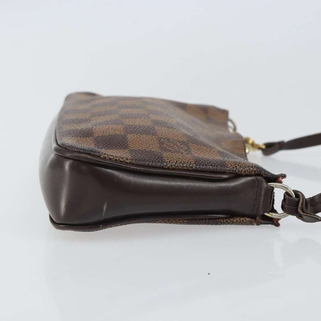 Louis Vuitton Navona Pochette Accessoires Brown Canvas Good condition - Inside View