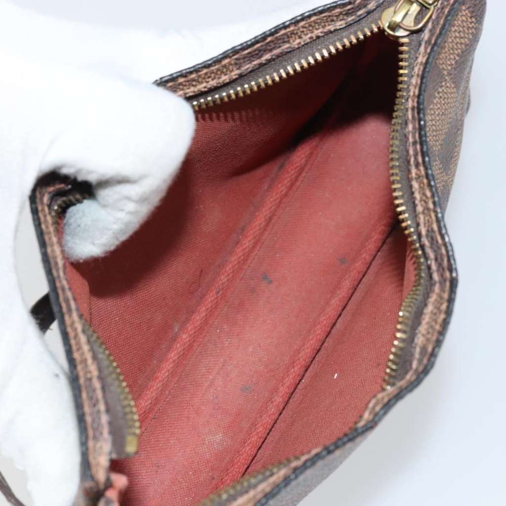 Louis Vuitton Navona Pochette Accessoires Brown Canvas Good condition - Box View