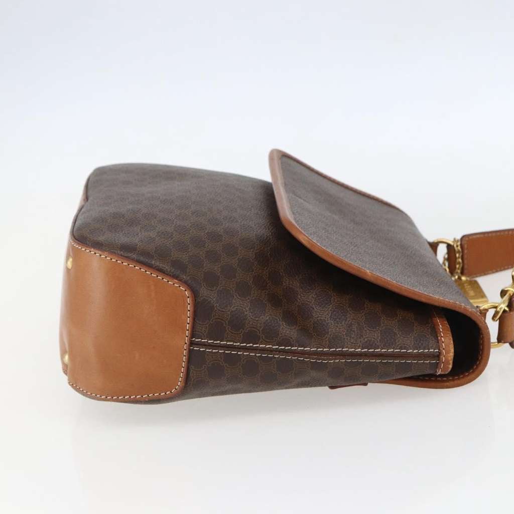 Celine Vintage Macadam Handbag Brown Canvas Good condition - Model View