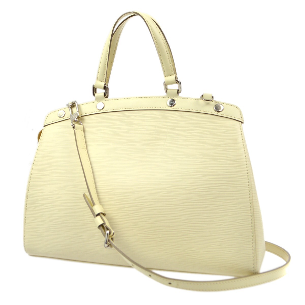 Louis Vuitton Brea Handbag Beige Leather Good condition - Back View