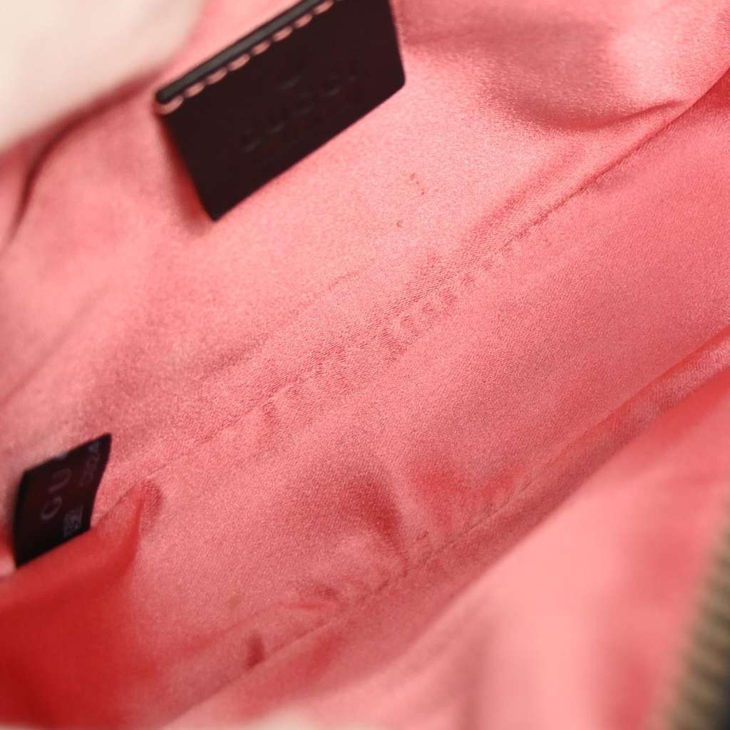 Gucci GG Marmont Belt Bag Black Velvet Good condition - Inside View