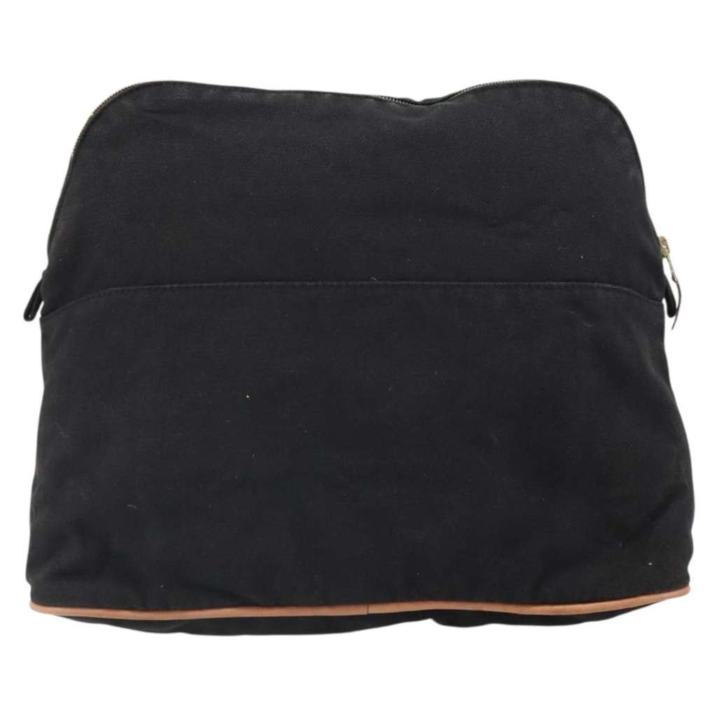 Hermès Bolide Pouch Black Canvas Good condition - Back View
