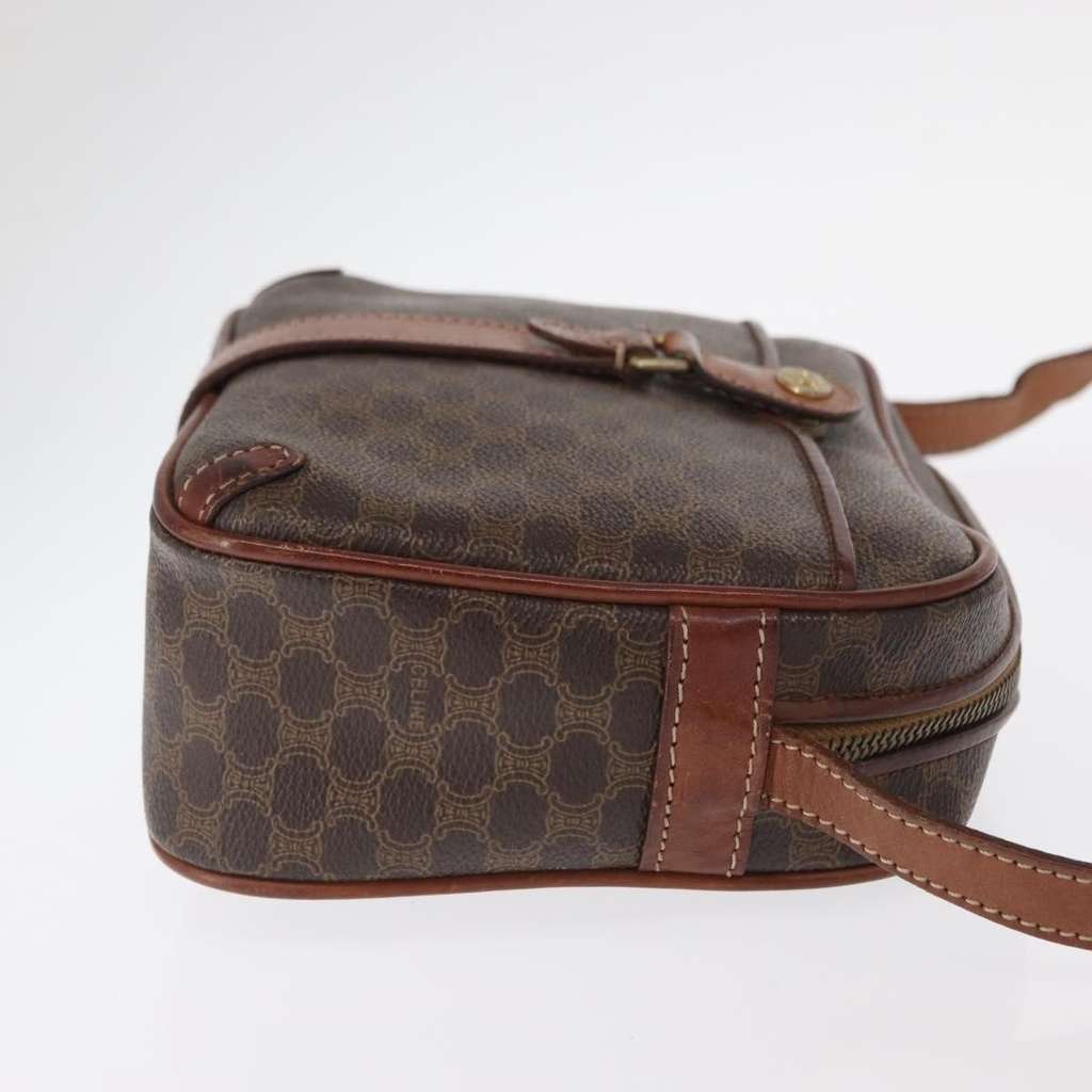 Celine Macadam Shoulder Bag Brown Canvas Good condition - Inside View