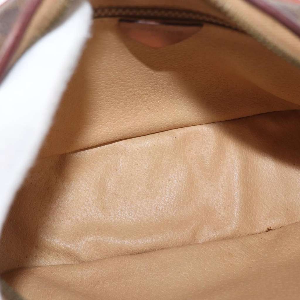 Celine Macadam Shoulder Bag Brown Canvas Good condition - Box View