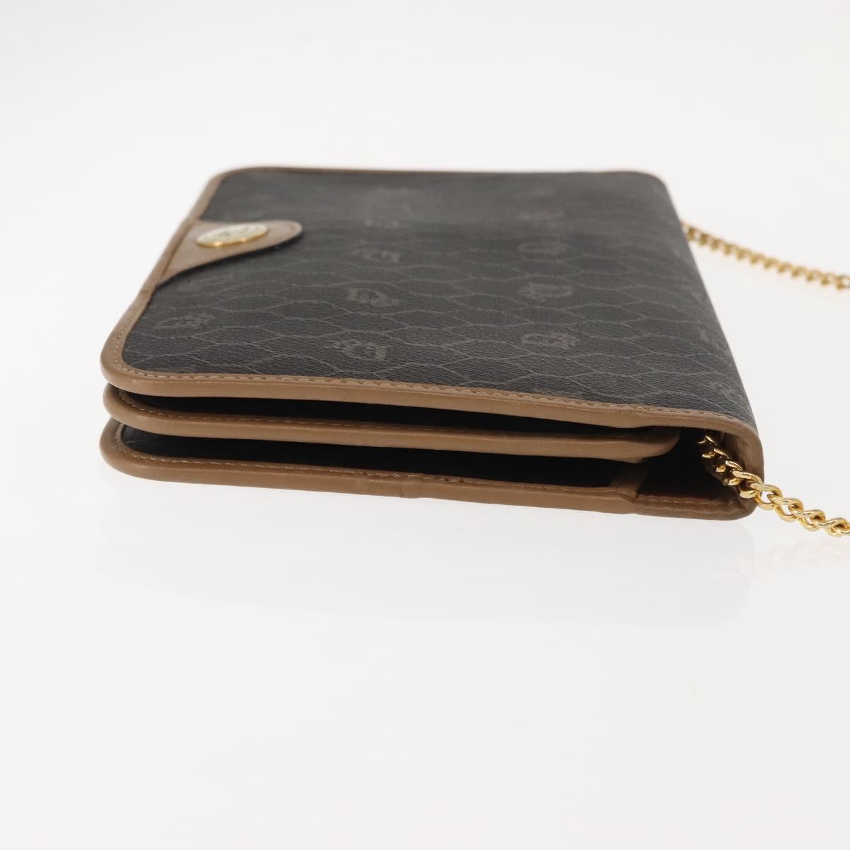 Christian Dior Vintage Honeycomb chain Black Canvas Good condition - Inside View