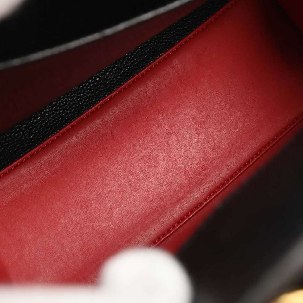 Louis Vuitton City Steamer Handbag Red Leather Good condition - Inside View