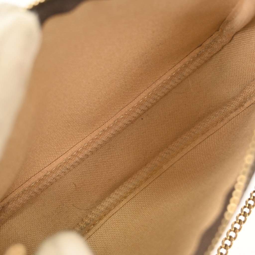 Louis Vuitton Pochette Accessoires Brown Canvas Good condition - Inside View