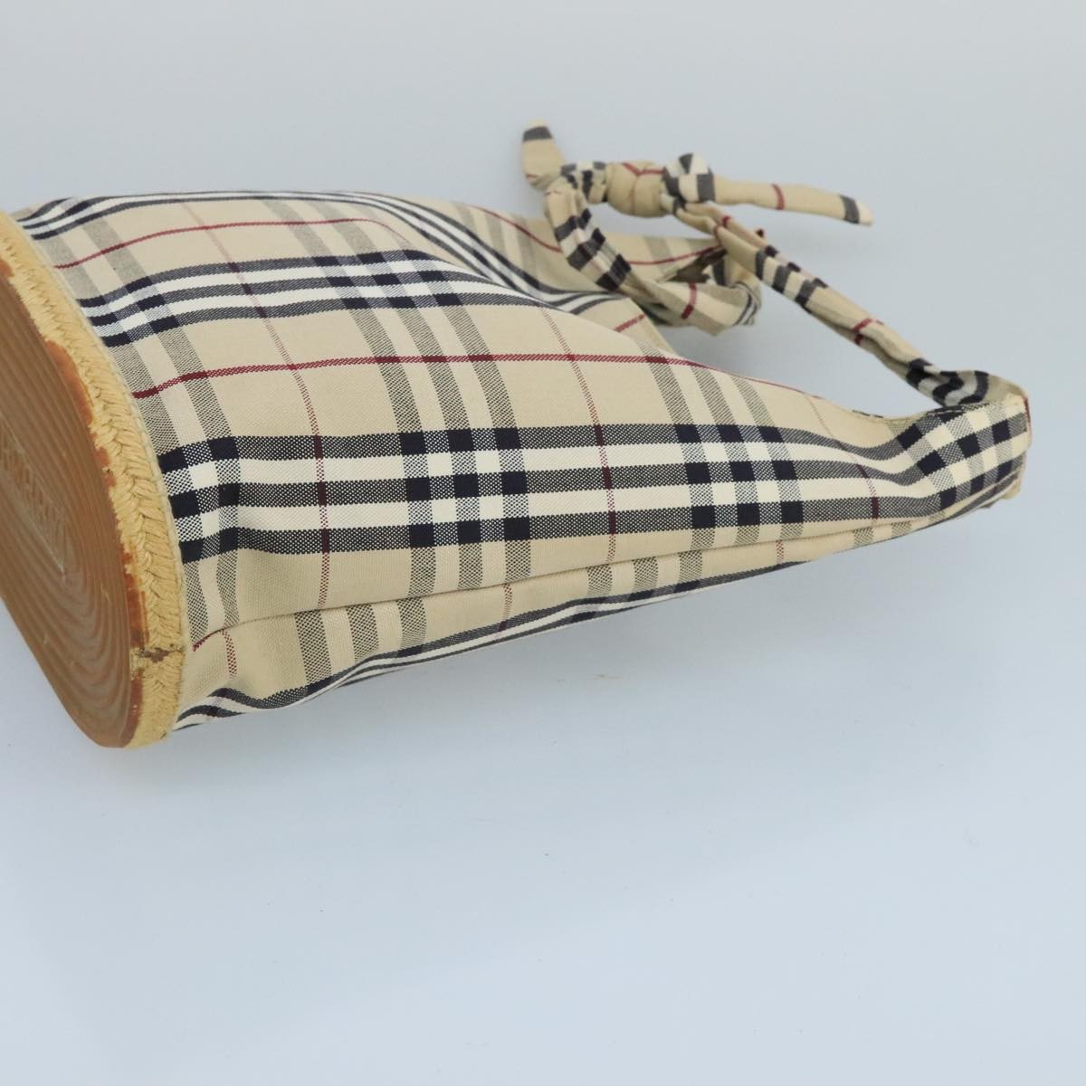 Burberry Nova check Shoulder bag Beige Canvas Good condition - Inside View