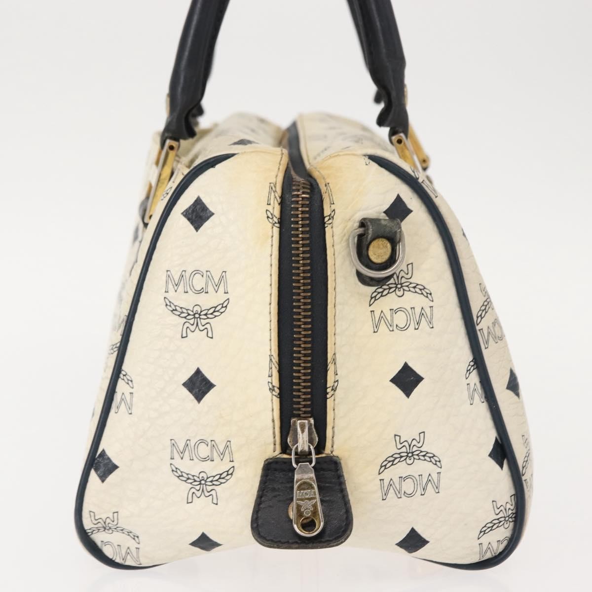 Mcm Visetos Handbag White Good condition - Model View