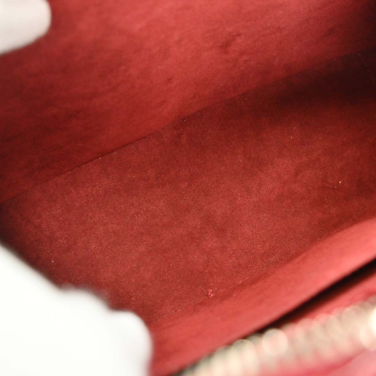 Louis Vuitton Jasmin Bag Red Leather Good condition - Inside View