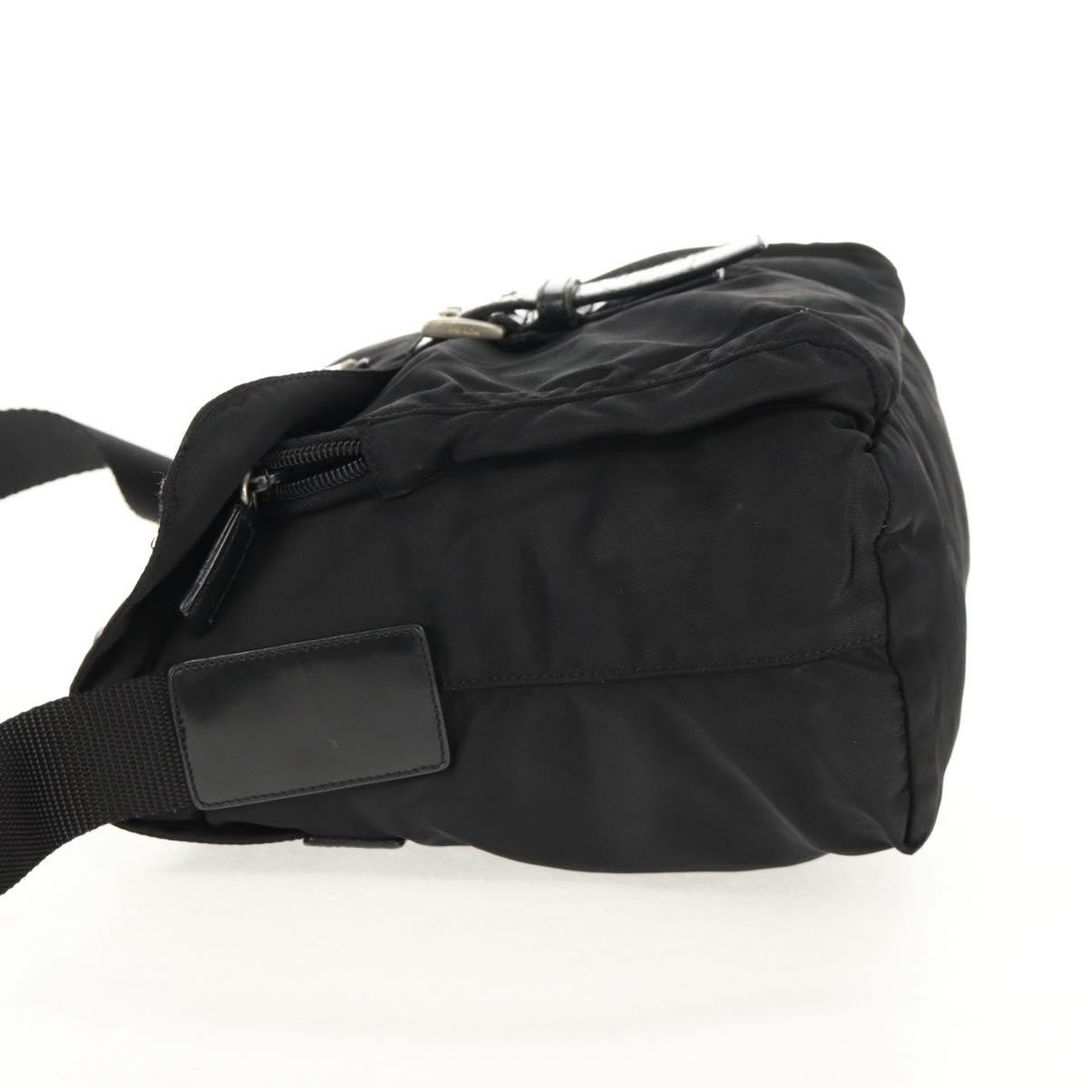 Prada Buckle Messenger Bag Black Good condition - Inside View