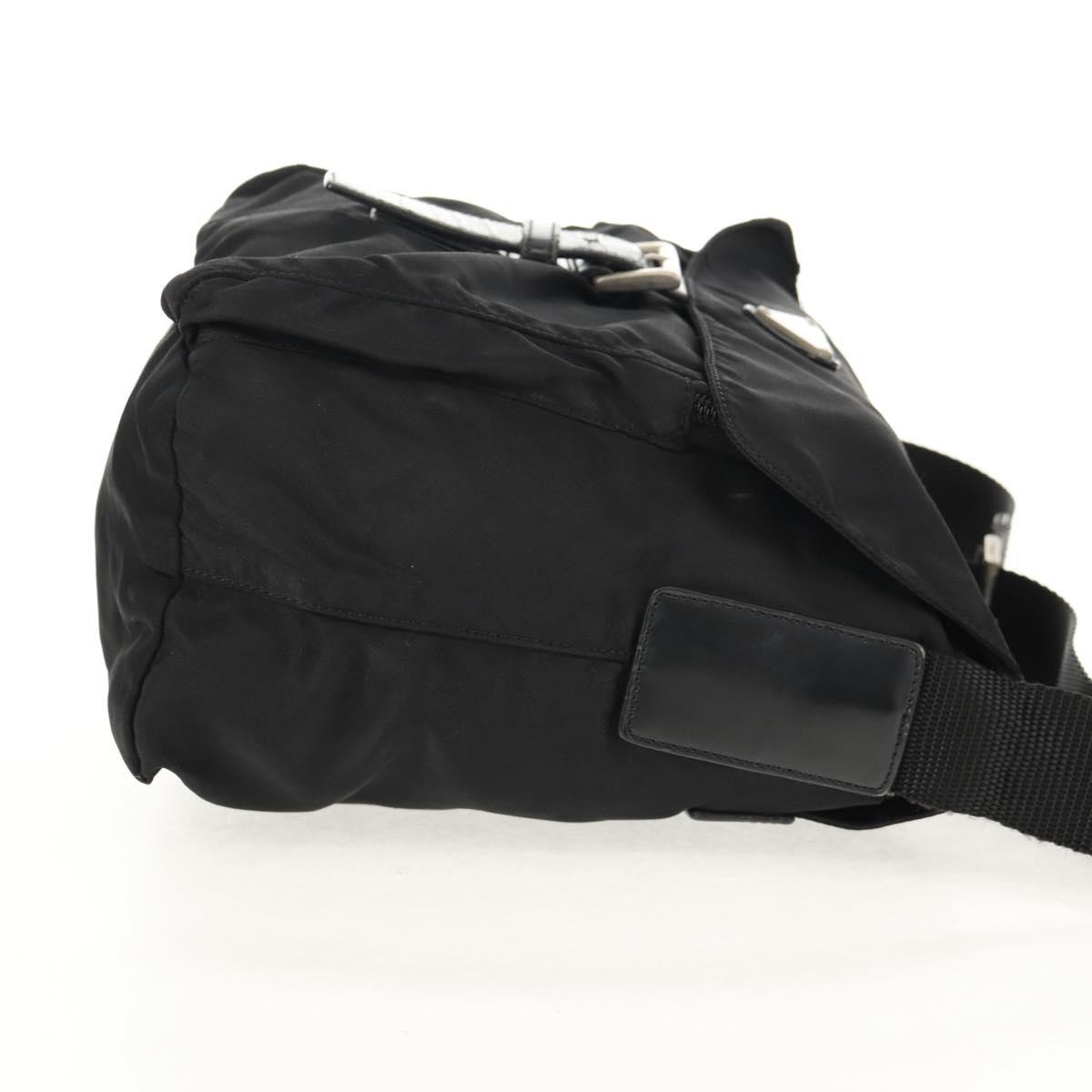 Prada Buckle Messenger Bag Black Good condition - Model View