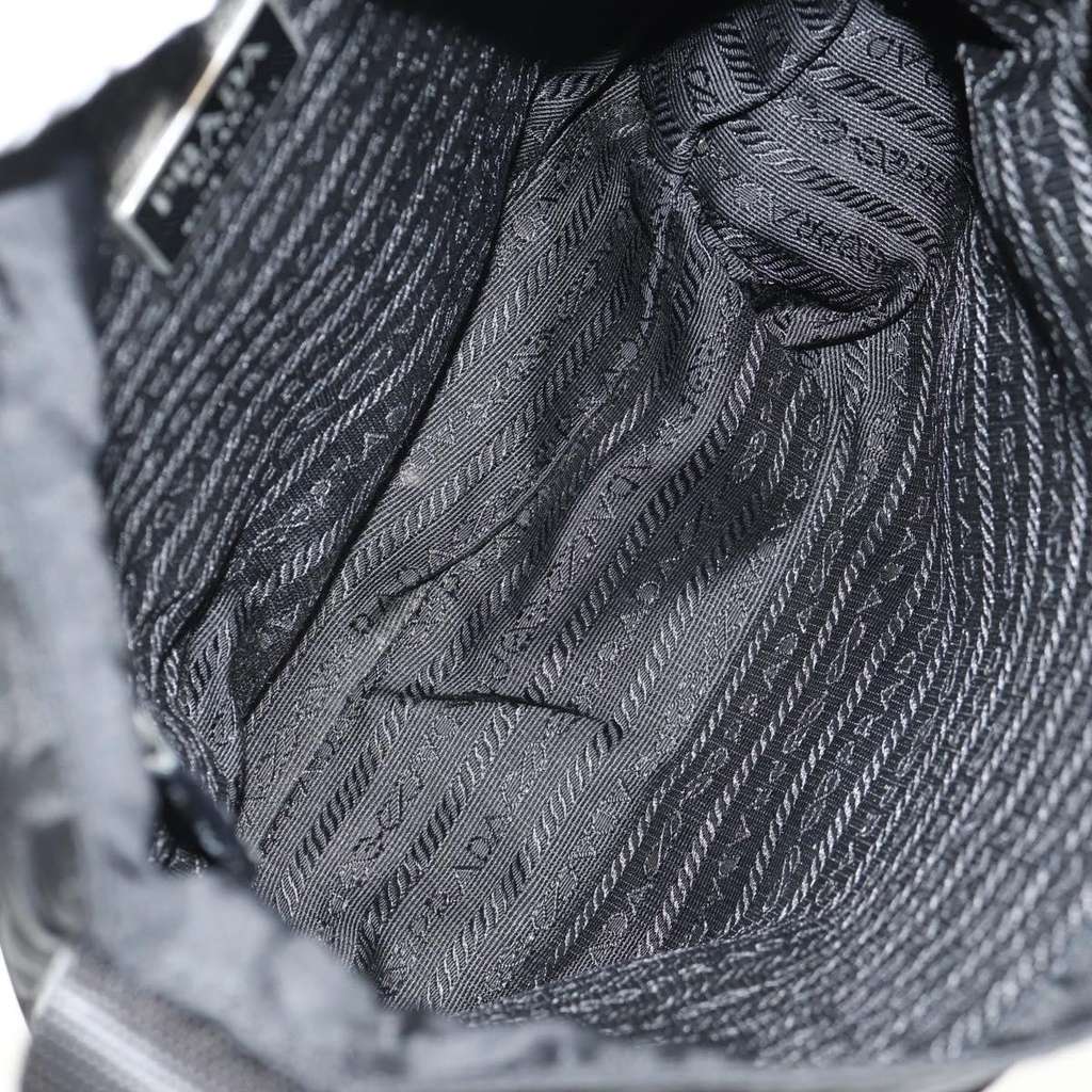 Prada Buckle Messenger Bag Black Good condition - Box View