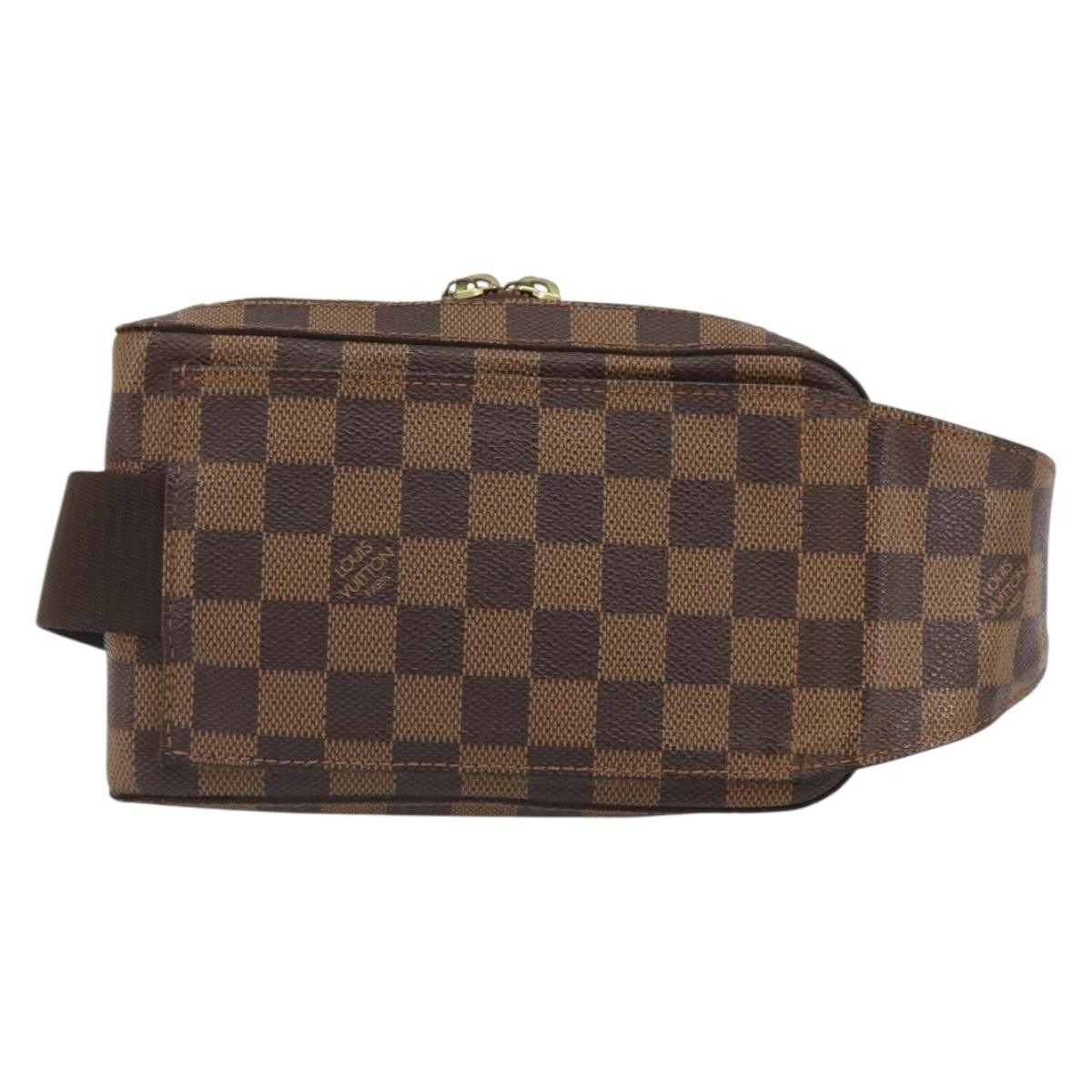 Louis Vuitton Geronimos Waist Bag Brown Canvas Good condition - Back View