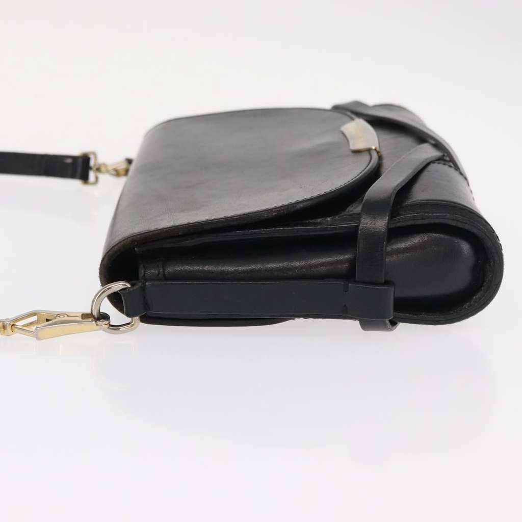 Burberry Bridle Abbott Crossbody Bag Black Leather Good condition - Model View
