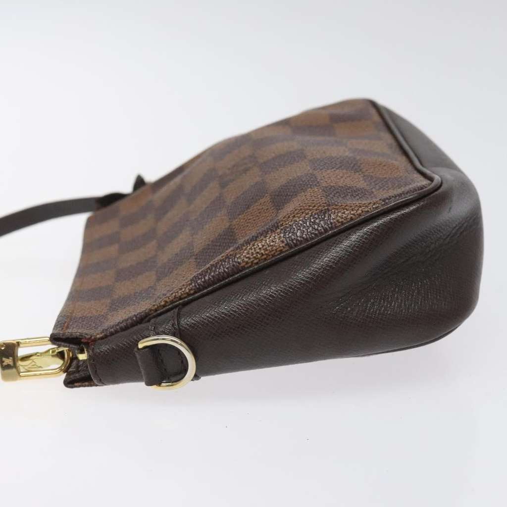 Louis Vuitton Trousse Make Up Bag Brown Canvas Good condition - Model View