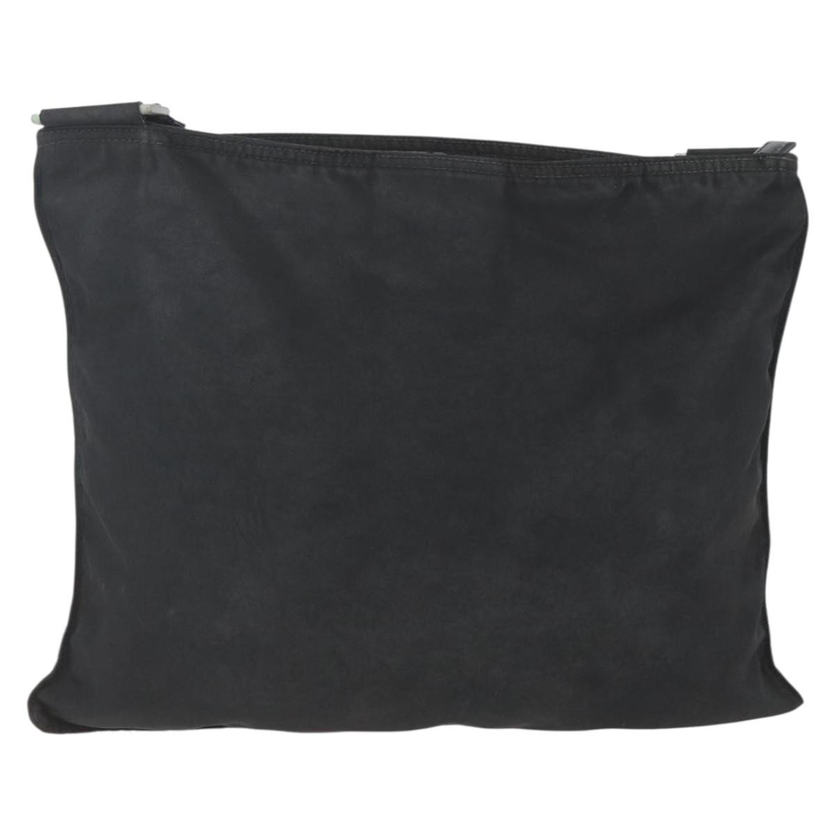 Prada Flat Messenger Bag Black Fair condition - Back View