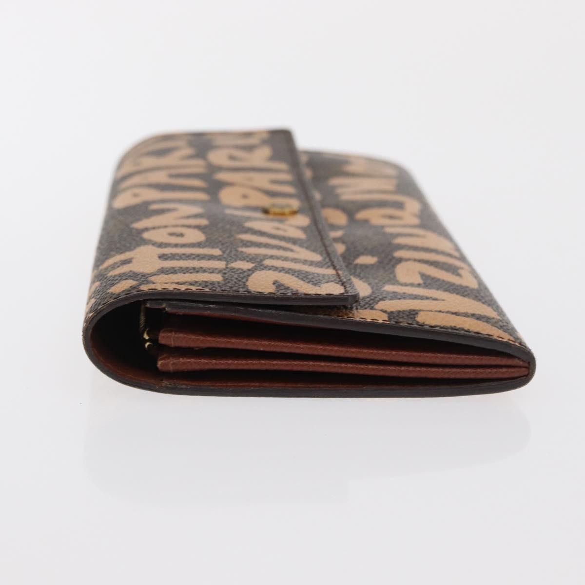 Louis Vuitton Vintage Sarah Wallet Orange Canvas Good condition - Model View