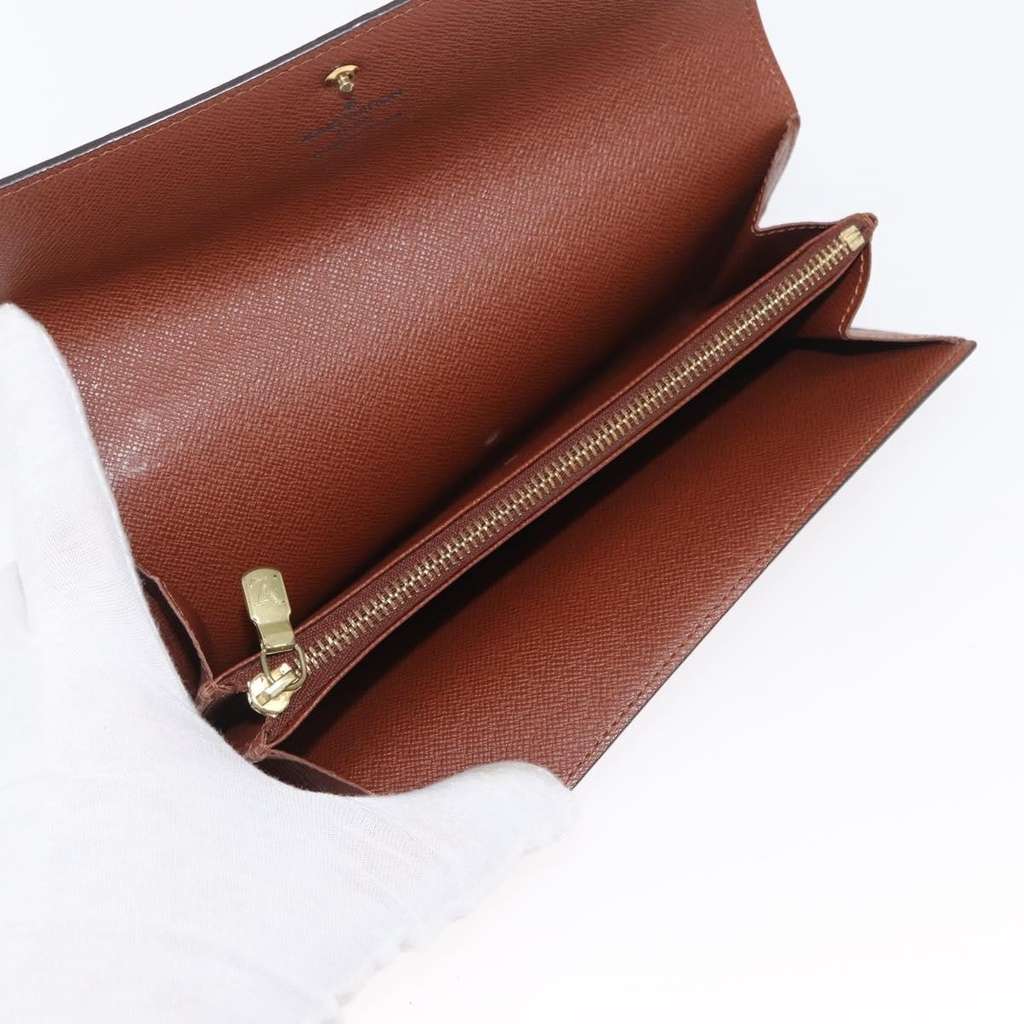 Louis Vuitton Vintage Sarah Wallet Orange Canvas Good condition - Box View