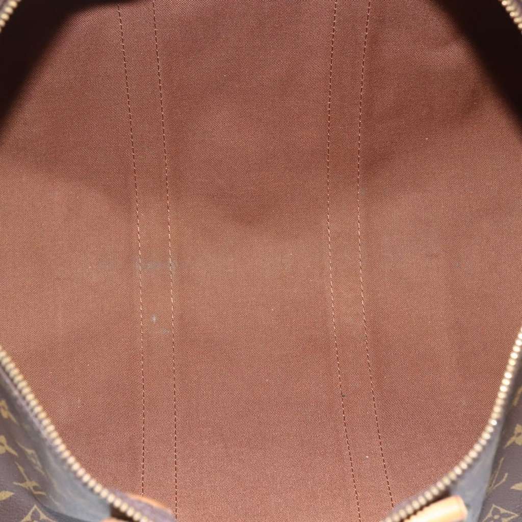 Louis Vuitton Keepall Bag Brown Canvas Fair condition - Box View