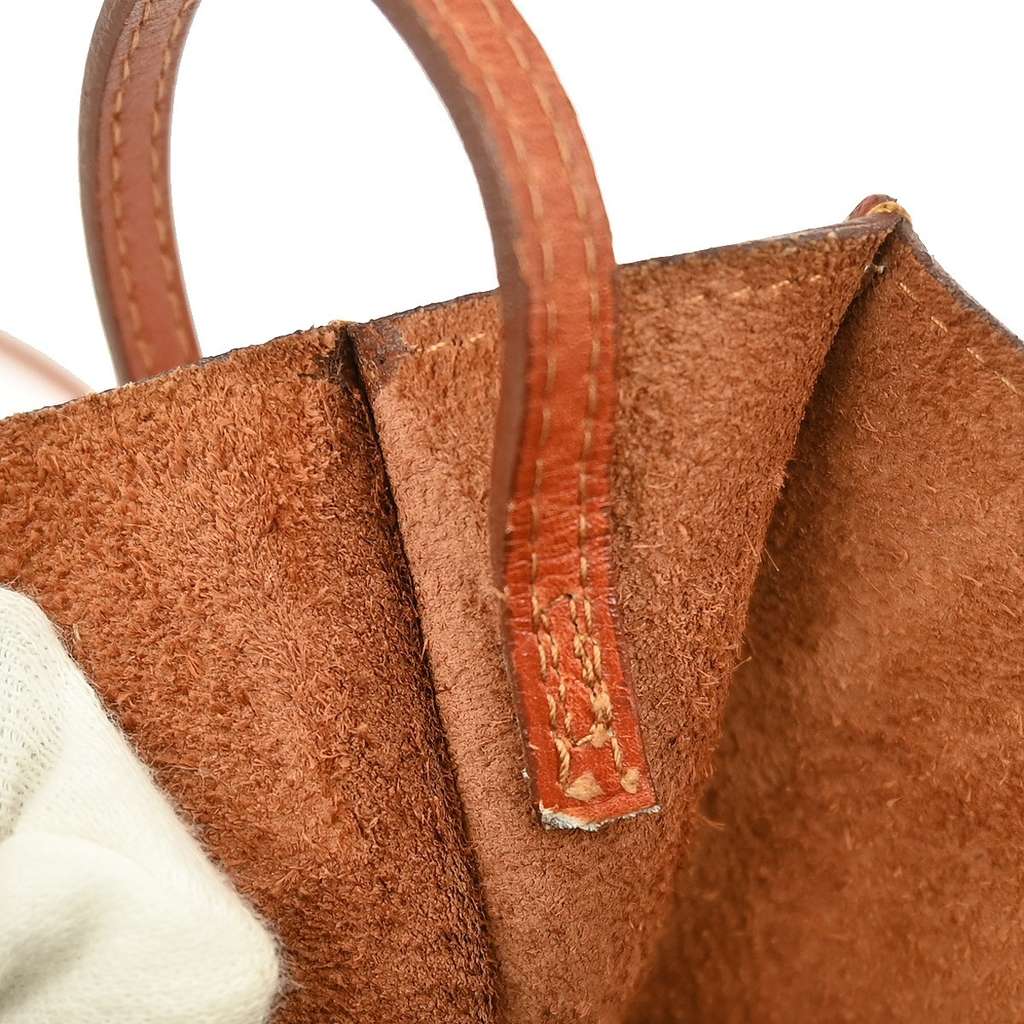 Hermès Onimaitou Pochette Brown Leather Good condition - Box View