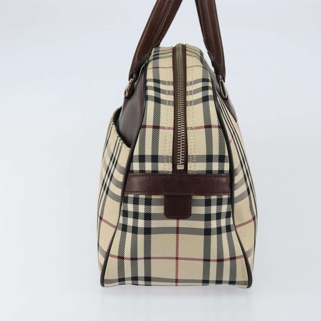 Burberry Nova Check Bowling Bag Beige Good condition - Model View