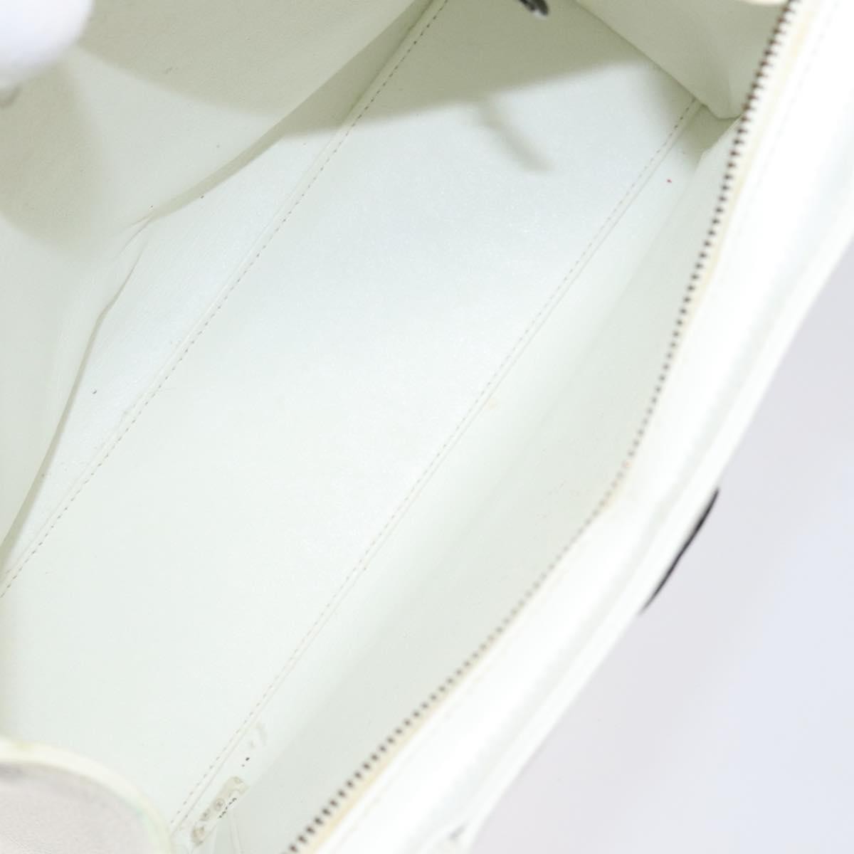 Chanel Vintage CC Lock Tote White Leather Good condition - Box View