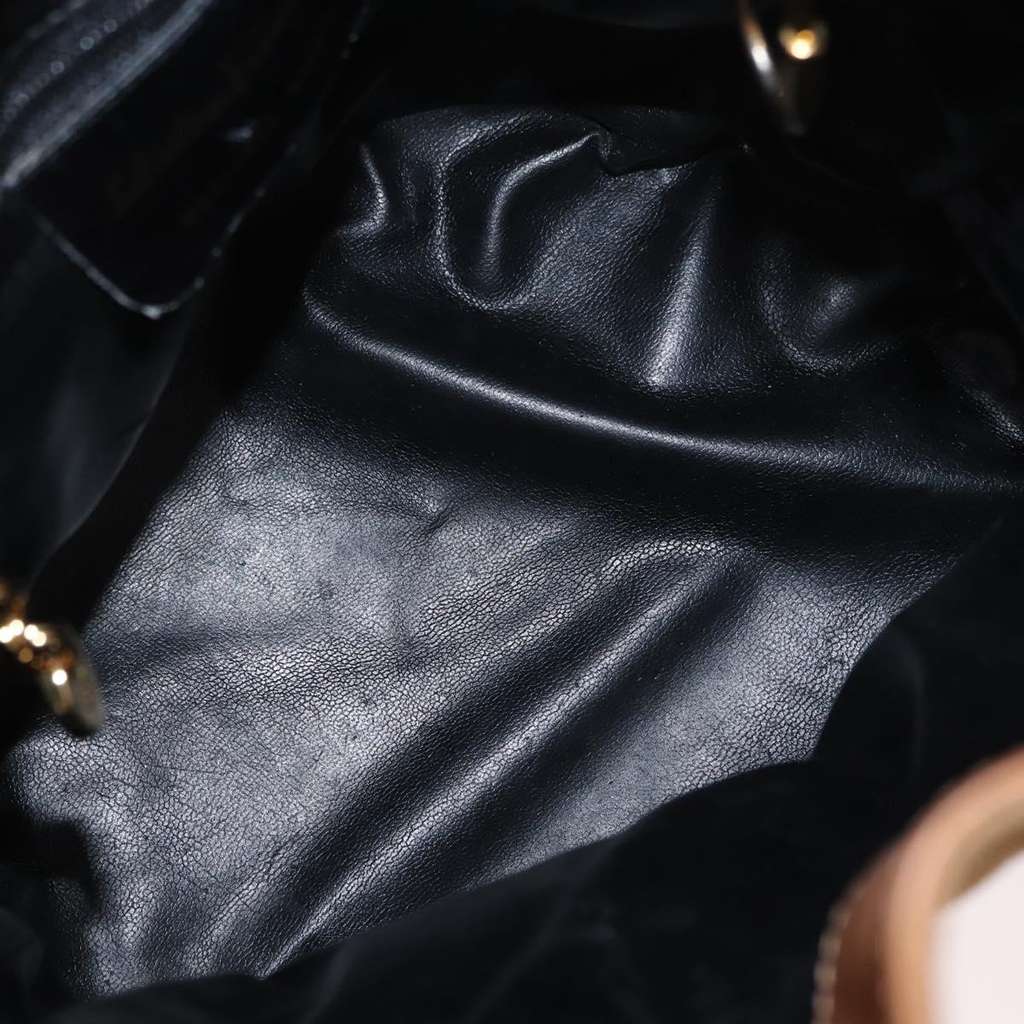 Salvatore Ferragamo Vintage Shoulder Bag Beige Suede Good condition - Box View