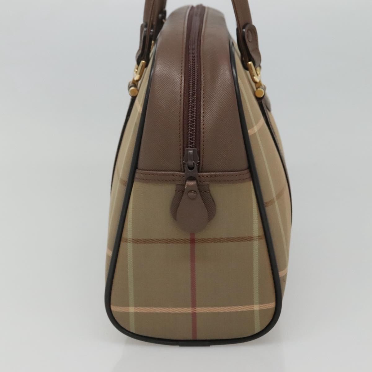 Burberry Nova Check Bowling Bag Brown Canvas Good condition - Inside View
