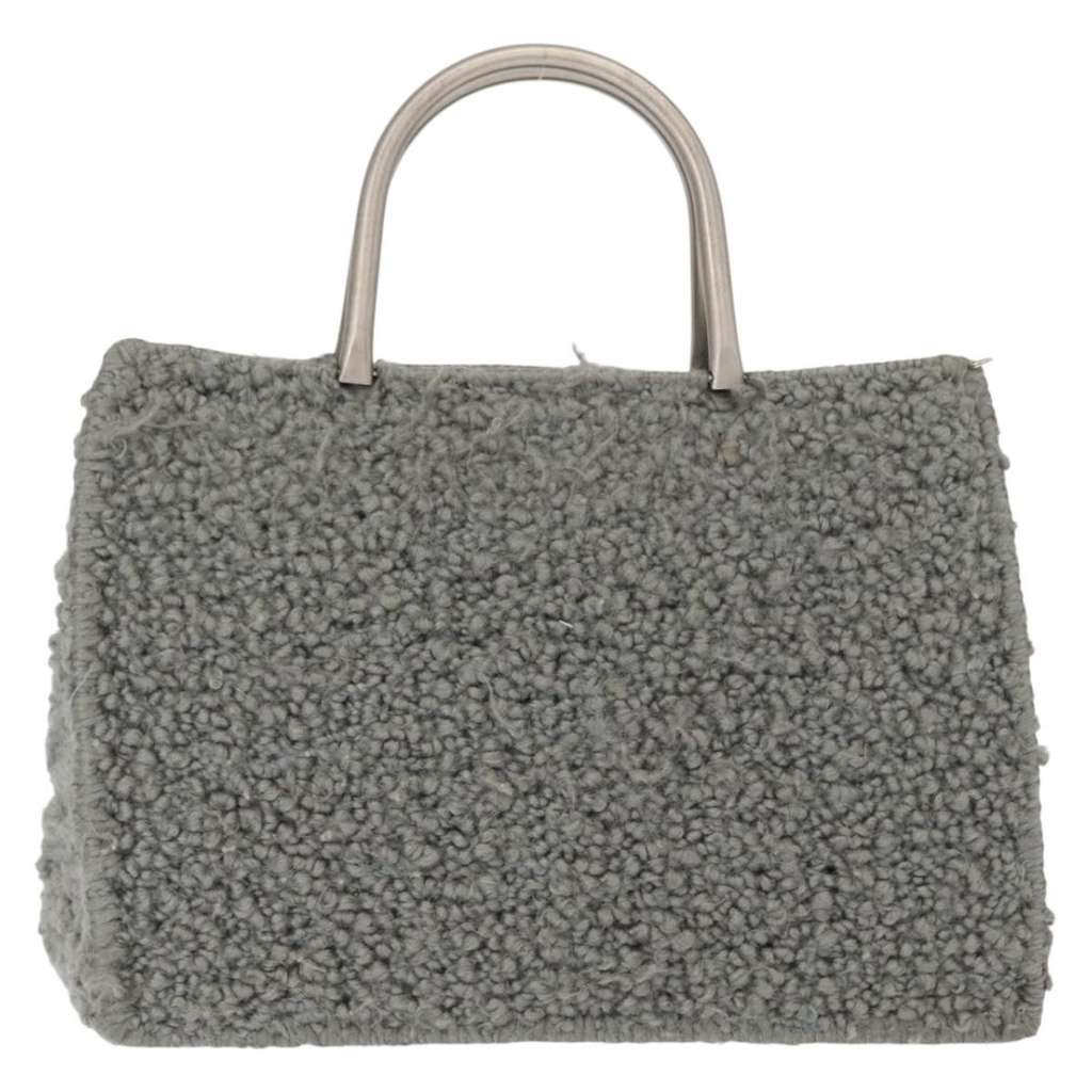 Salvatore Ferragamo Gancini handbag Other Wool Good condition - Back View