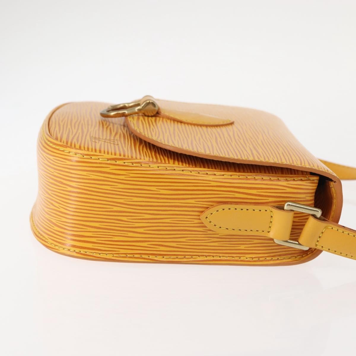 Louis Vuitton Saint Cloud Handbag Yellow Leather Good condition - Model View