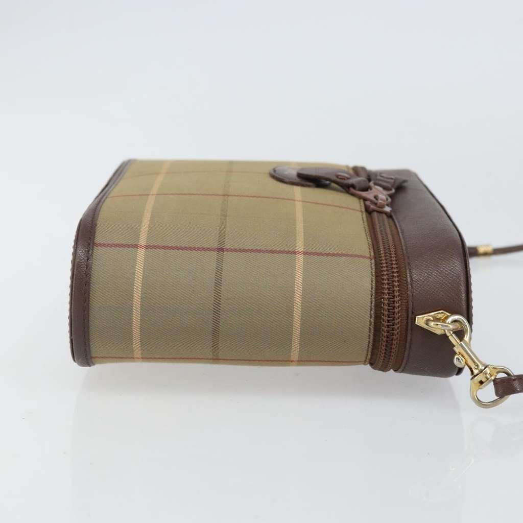 Burberry Nova check Shoulder bag Beige Canvas Good condition - Inside View