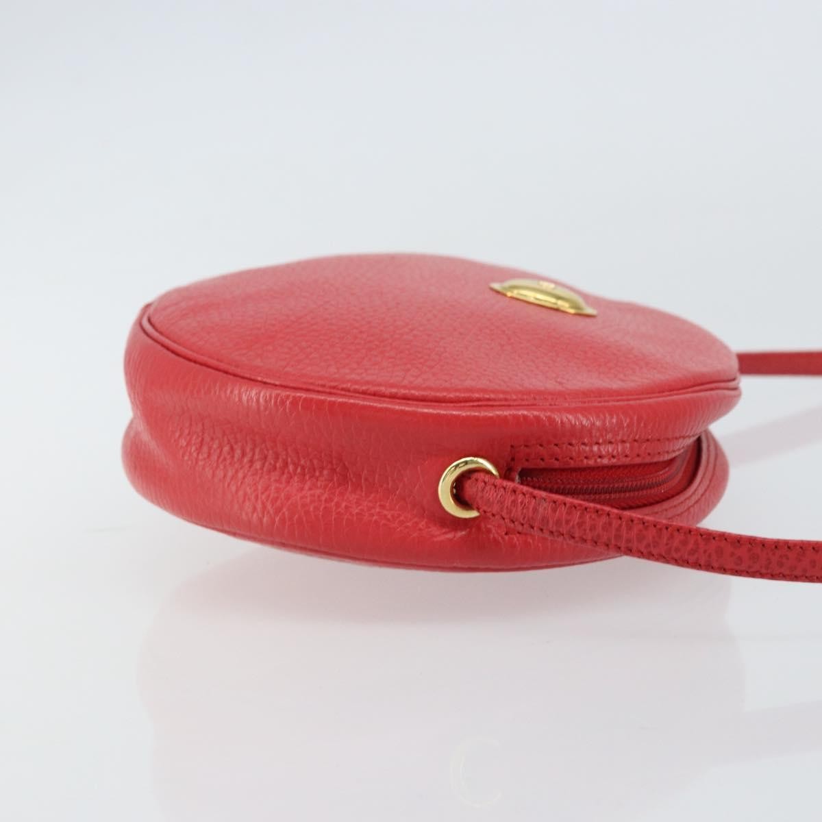 Christian Dior Vintage Shoulder Bag Red Leather Good condition - Inside View