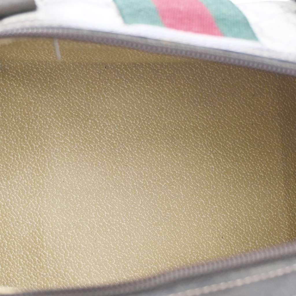 Gucci Vintage Web Boston Bag Brown Good condition - Box View