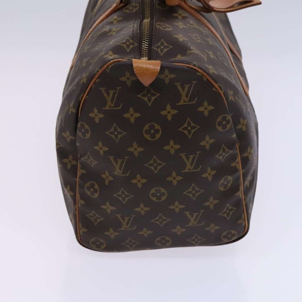 Louis Vuitton Keepall Bag Brown Canvas Good condition - Model View
