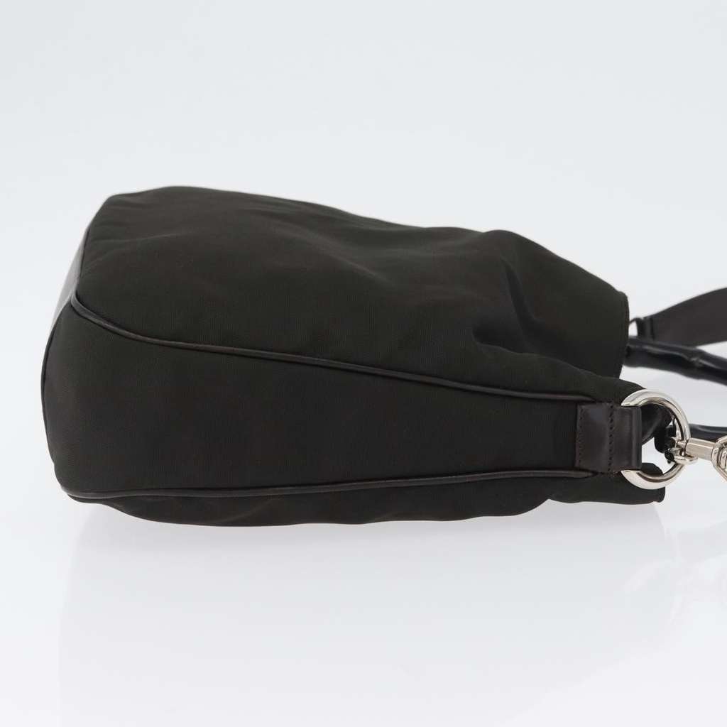 Gucci Vintage Bamboo Handle Bag Black Good condition - Inside View