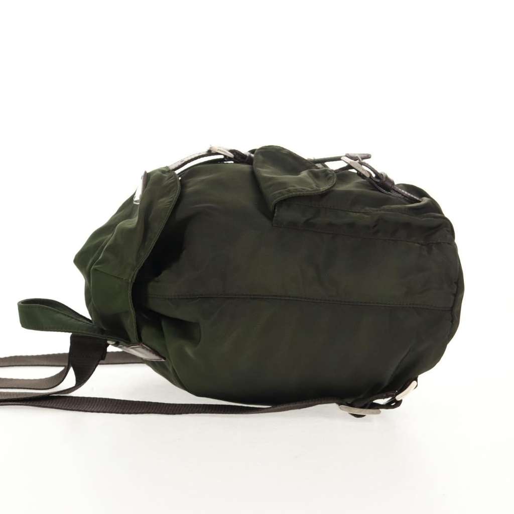 Prada Double Front Pocket Backpack Khaki Good condition - Inside View
