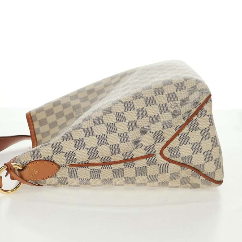 Louis Vuitton Delightful NM Handbag White Canvas Good condition - Inside View