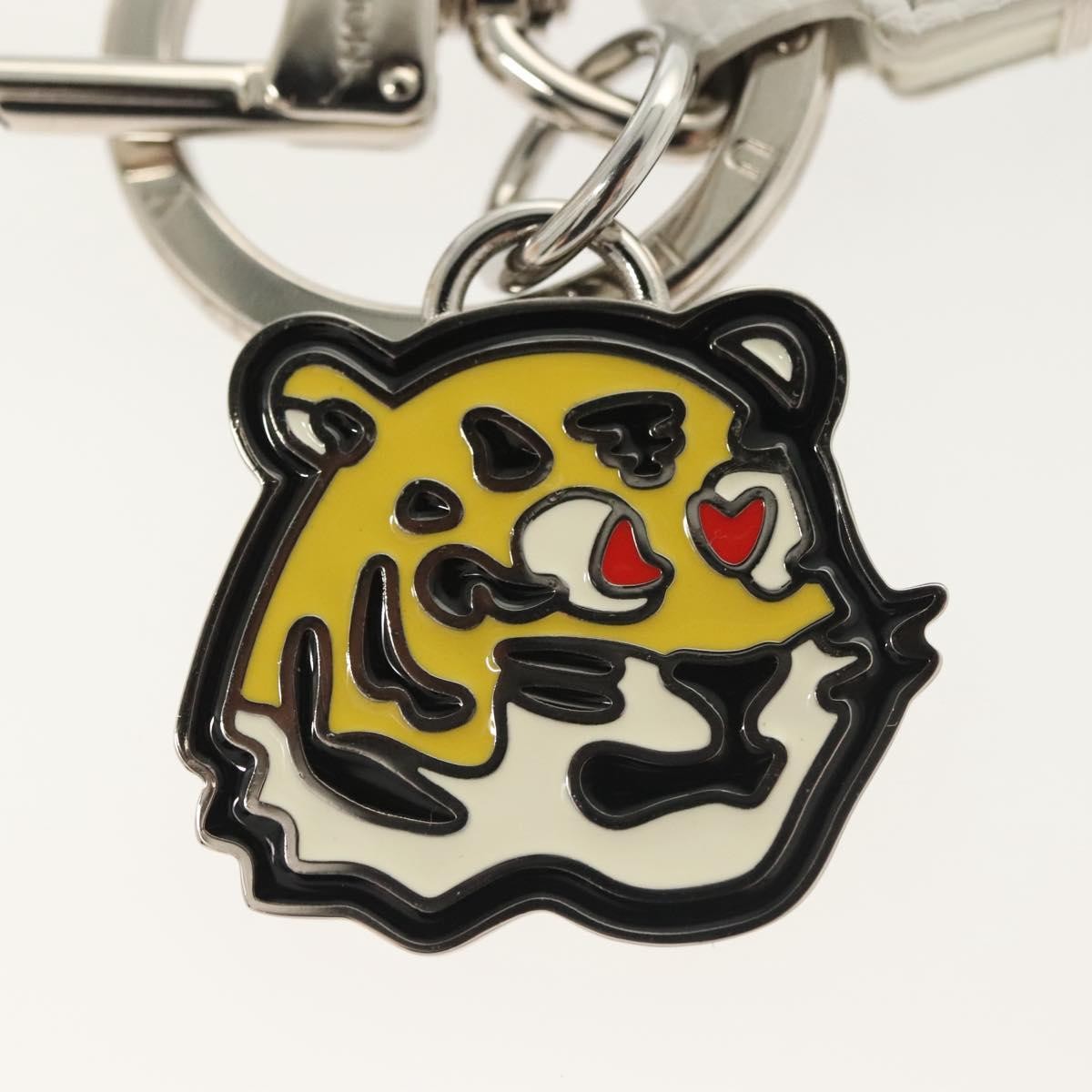 Louis Vuitton Animal Family Bag Charm and Key Holder White Metal Good condition - Inside View