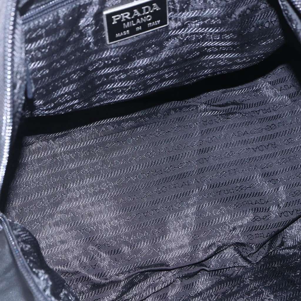 Prada Vintage Zip Handbag Black Good condition - Box View