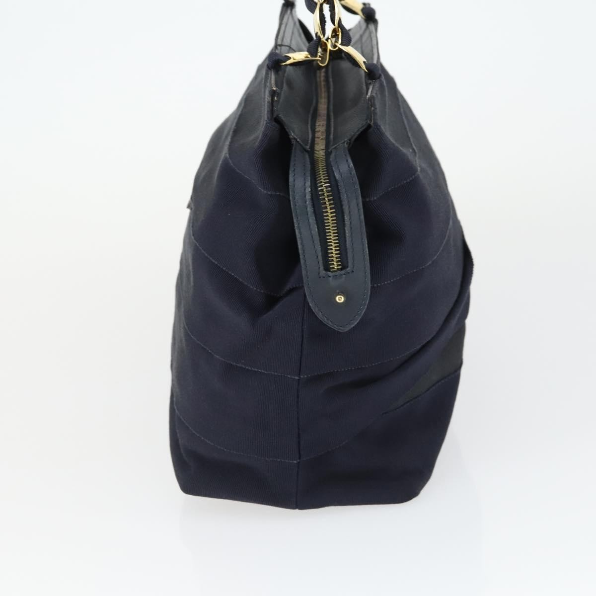 Salvatore Ferragamo Vala tote Navy Canvas Good condition - Inside View