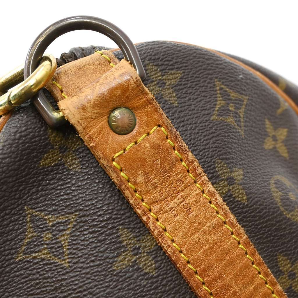 Louis Vuitton Keepall Bandouliere Bag Brown Canvas Fair condition - Box View