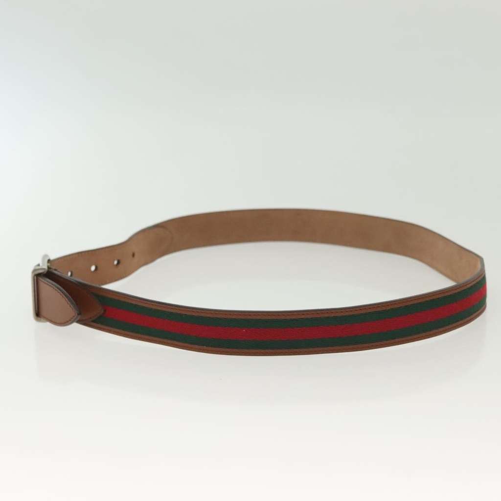 Gucci Sherry Line Belt Brown Leather Good condition - Inside View