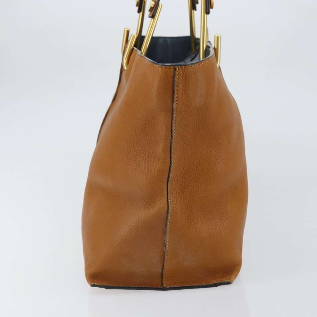 Chloe Keri Tote Brown Leather Good condition - Model View
