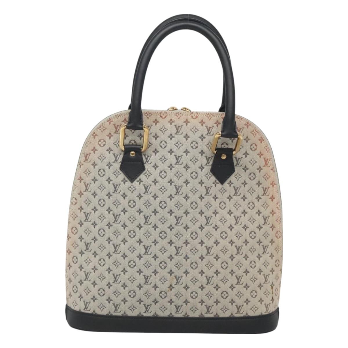 Louis Vuitton Alma Handbag White Canvas Good condition - Back View