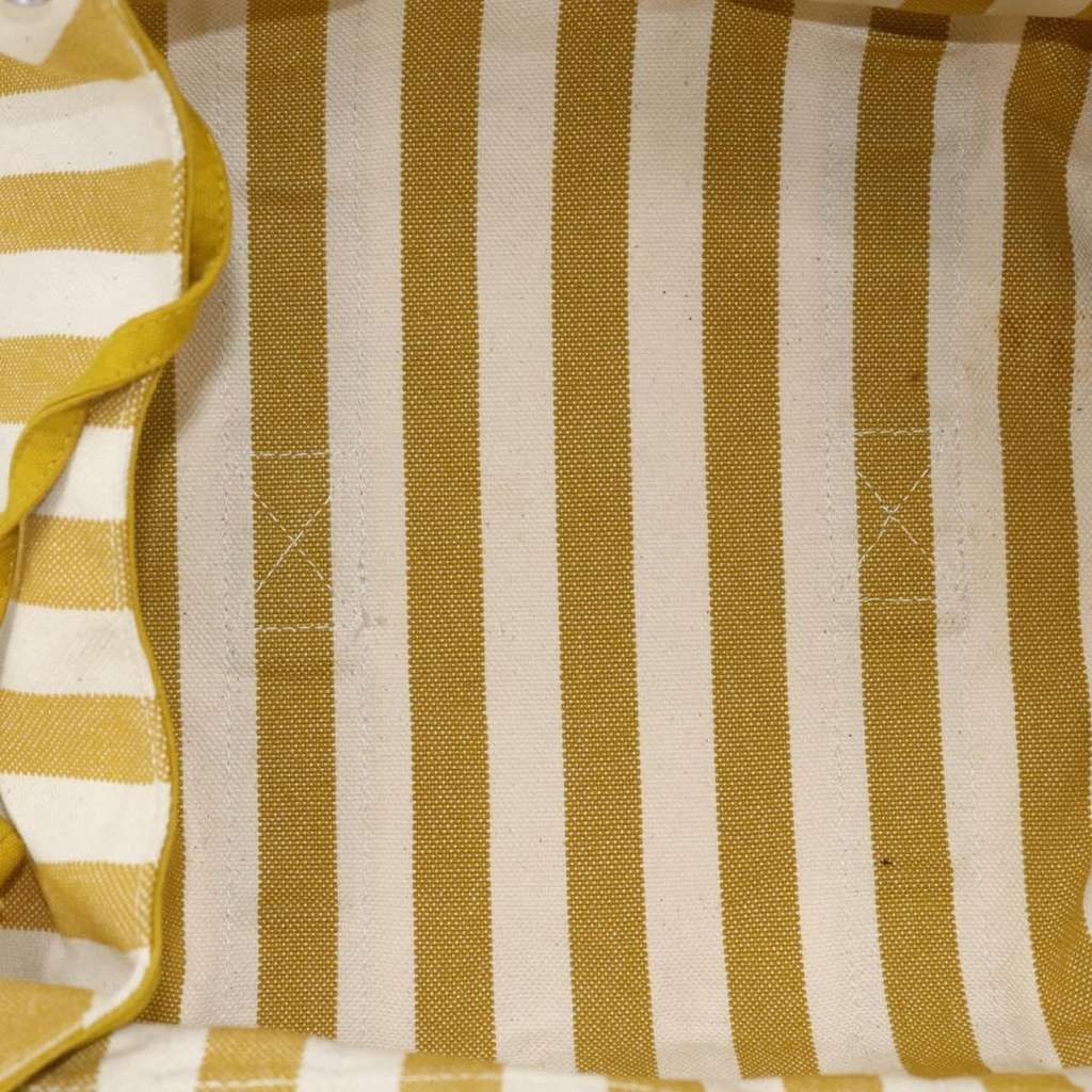 Hermès Cannes Tote Yellow Canvas Fair condition - Box View