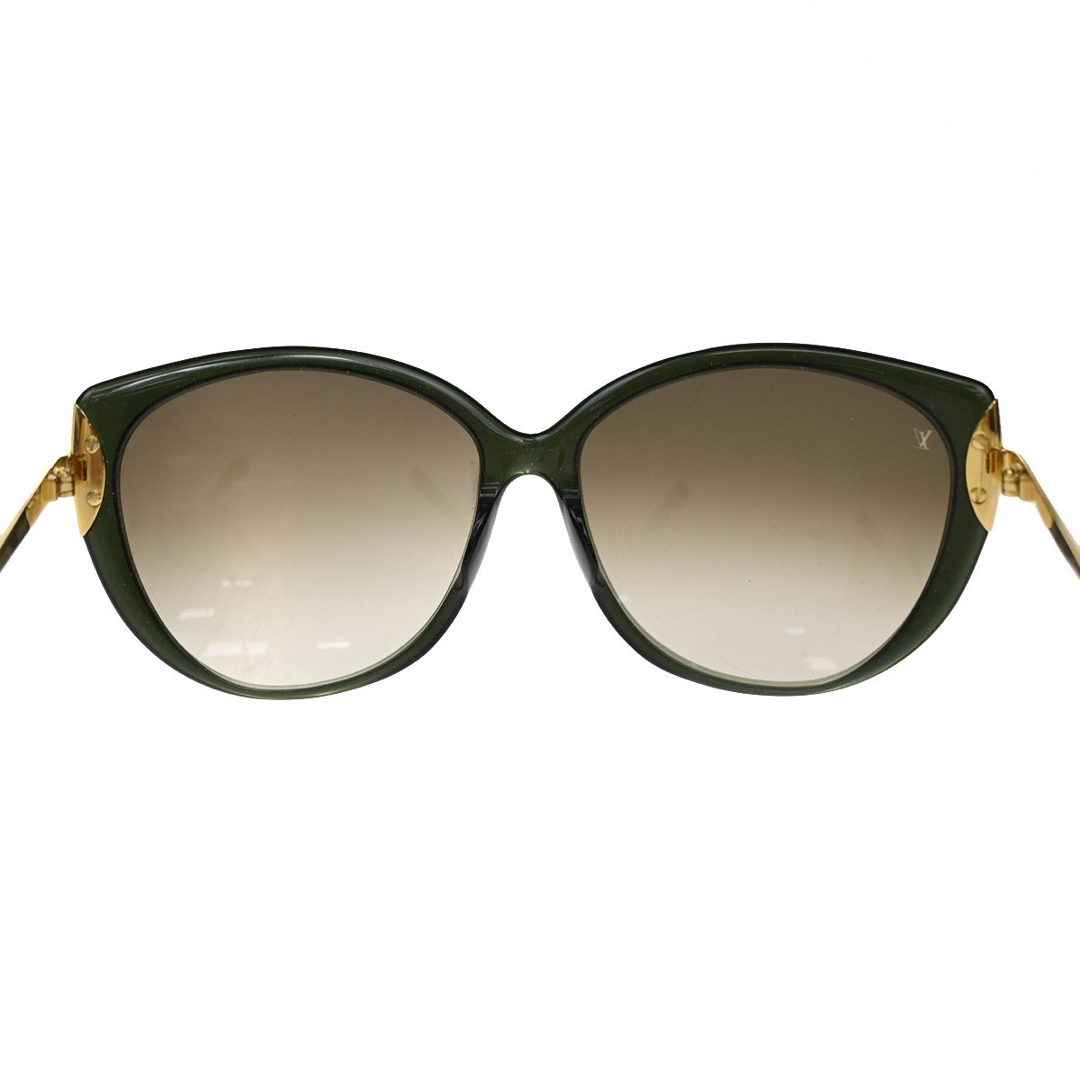 Louis Vuitton Eye Wear Green Good condition - Back View